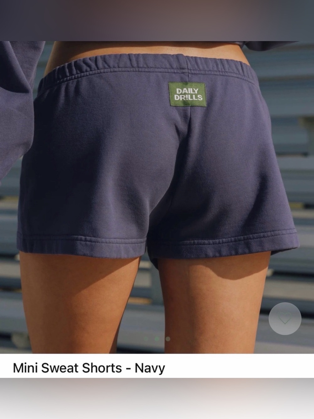 Daily Drills Navy Blue Women's Lounge Shorts - Size M/L